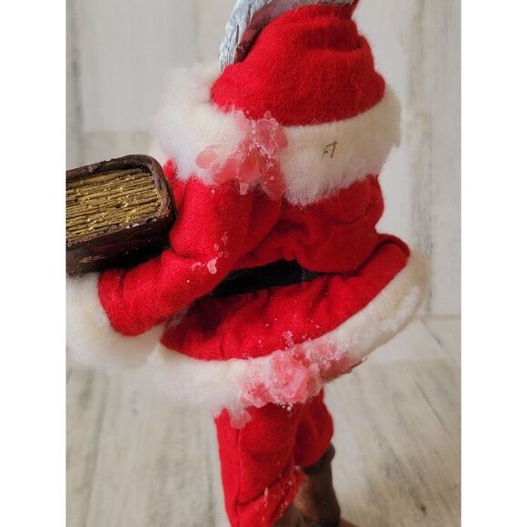 Vintage France Provence AS IS Rustic Santa claus figure Bible holy - Picture 5 of 13